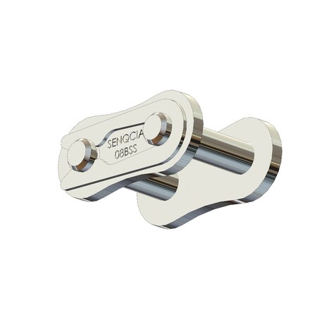 Senqcia Inspire Series 08Bss 304 Ss Cl Sc Type Bs RllrChn, SnglStrnd, 1/2" Ptch, 08Bsscl, PK5 08BSSCL